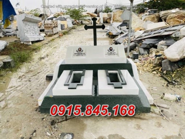 42+Mộ đôi xây gạch đá hải dương 10 watermarked mo da doi granite 1 510x383 1