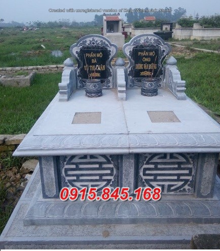 39+Mẫu mộ đôi đá khối xây gạch lạng sơn 15 watermarked mo da doi khong mai 3