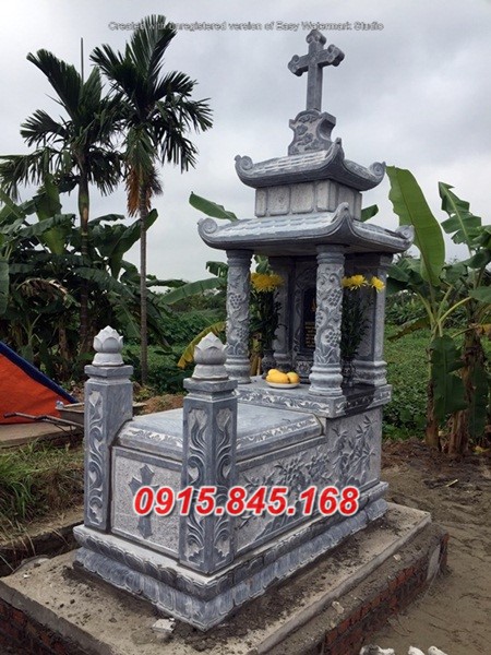 Mẫu+39 mộ đá công giáo hà tĩnh 12 watermarked mo da hai mai 01 01 1