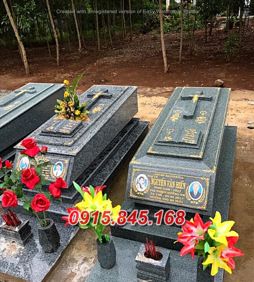 Lăng+43 mộ đôi đá khối quảng ninh 18 watermarked mo da hoa cuong 8