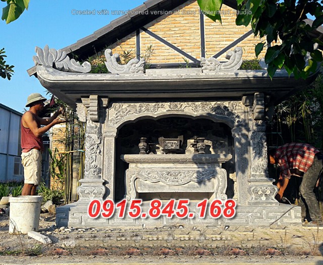 Lăng+43 mộ đôi đá khối quảng ninh 14 watermarked mo da mot mai 6