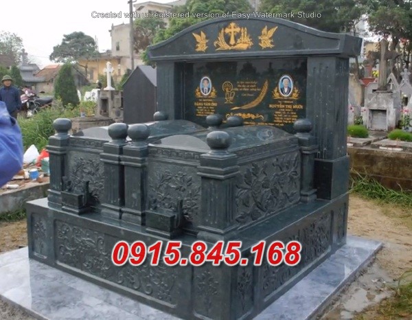 44+Lăng mộ đôi xây đá khối thái bình 10 watermarked mo da xanh dep