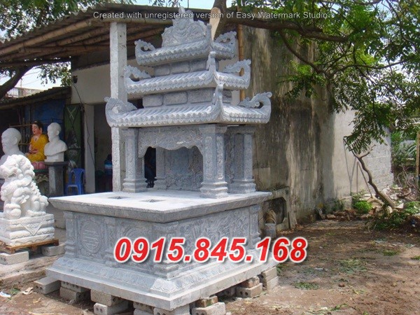 44+Lăng mộ đôi xây đá khối thái bình 14 watermarked mo doi 3 mai da nbmd03
