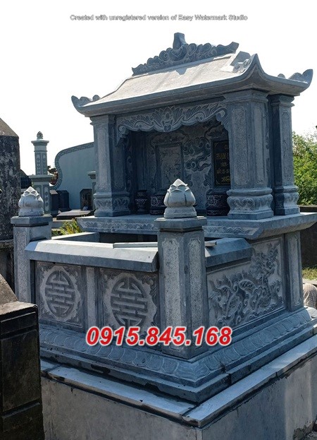 44+Lăng mộ đôi xây đá khối thái bình 13 watermarked mo doi 4
