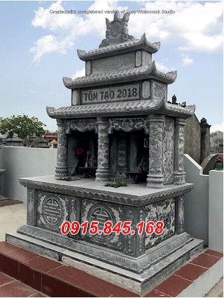 44+Lăng mộ đôi xây đá khối thái bình 16 watermarked mo doi da 35