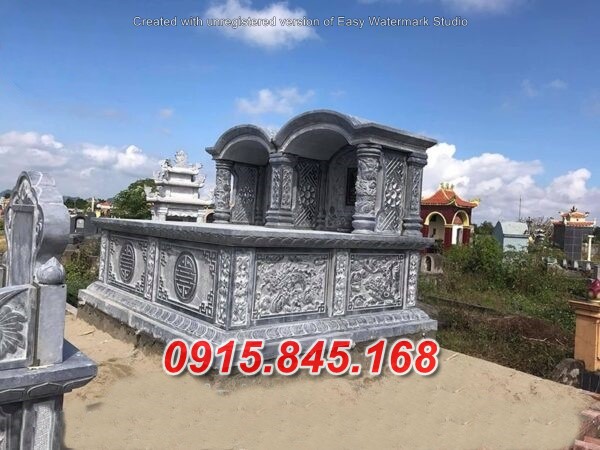 46+Lăng mộ đôi xây ốp đá hà nam 18 watermarked mo doi da mot mai e1633337731721