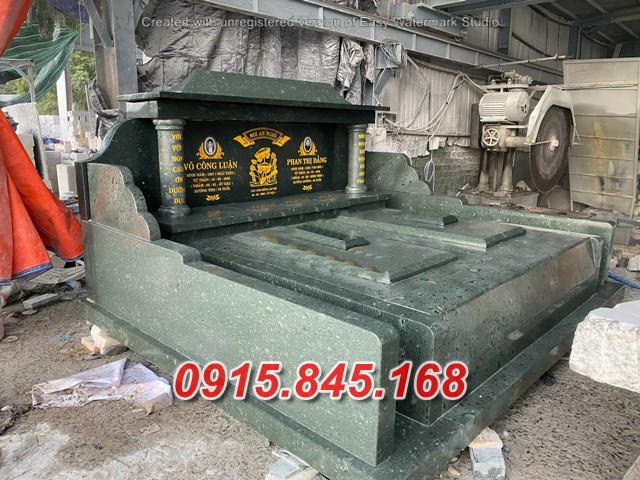 46+Lăng mộ đôi xây ốp đá hà nam 8 watermarked mo doi da xanh ngoc ninh binh stone 2