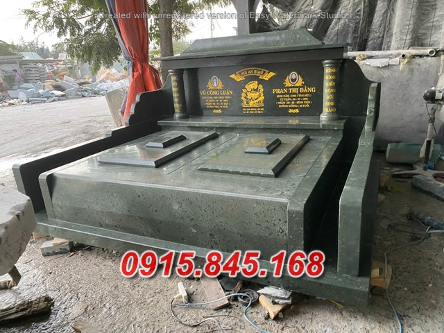 46+Lăng mộ đôi xây ốp đá hà nam 7 watermarked mo doi da xanh ngoc ninh binh stone 4
