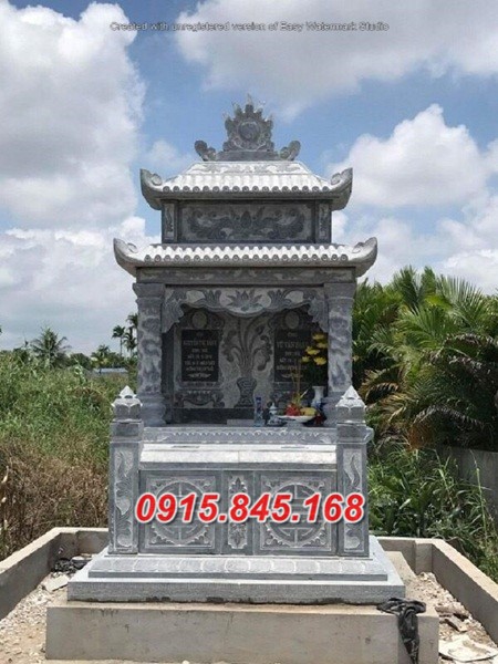 46+Lăng mộ đôi xây ốp đá hà nam 9 watermarked mo doi da