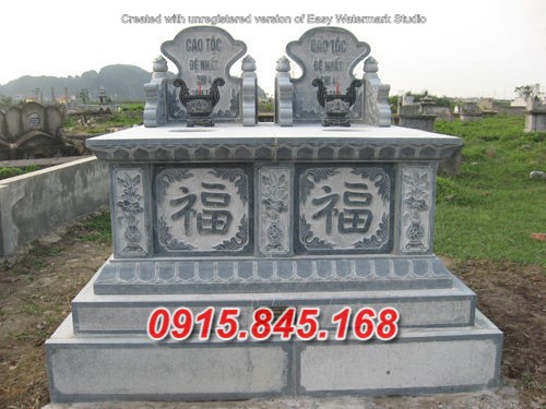 Mẫu+47 mộ đôi đá xanh bán hòa bình 13 watermarked mo doi khong mai 02 grande