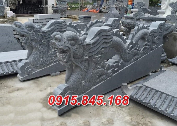 53-Tượng chiếu rồng đá khối hòa bình 11 watermarked rong da bac 21 1024x768 6