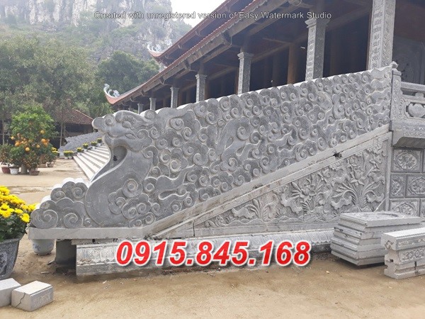 29-Tượng chiếu rồng đá khối bình thuận 9 watermarked rong hoa
