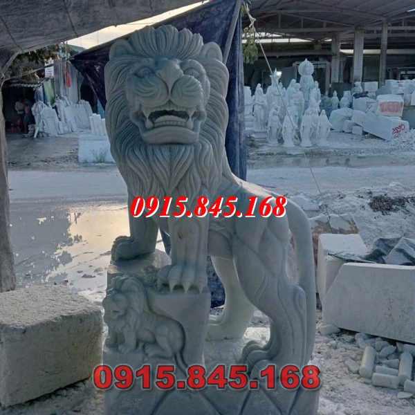 Mẫu-71 nghê đá kỳ lân sư tử lạng sơn 14 watermarked su tu da cam thach 2 600x600 2