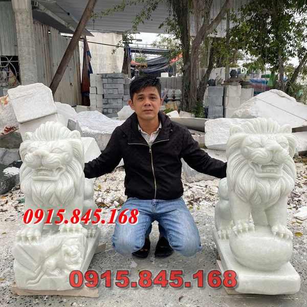 75-Nghê đá sư tử kỳ lân bắc giang 9 watermarked su tu de cong 3 600x600 2
