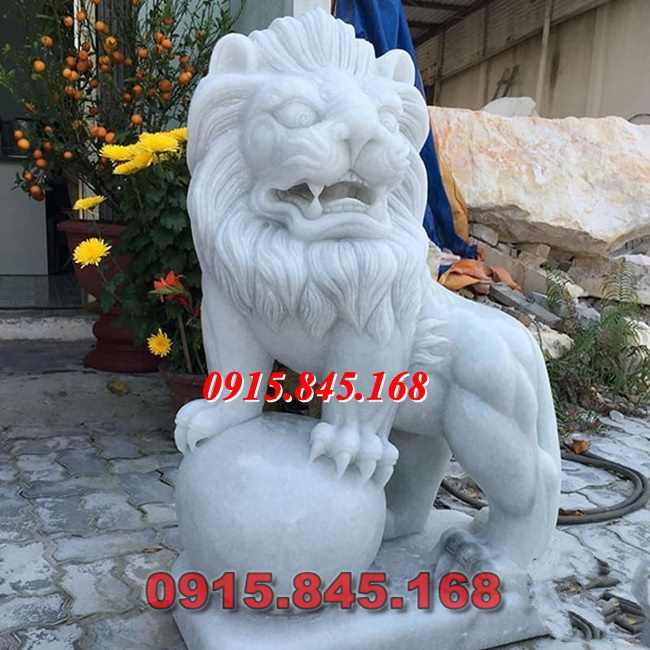 77-Nghê đá sư tử kỳ lân ninh bình 7 watermarked tac dung cua cap su tu trong phong thuy 1 2