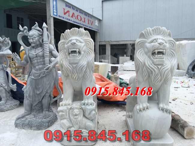 77-Nghê đá sư tử kỳ lân ninh bình 8 watermarked tac dung cua cap su tu trong phong thuy 2 2