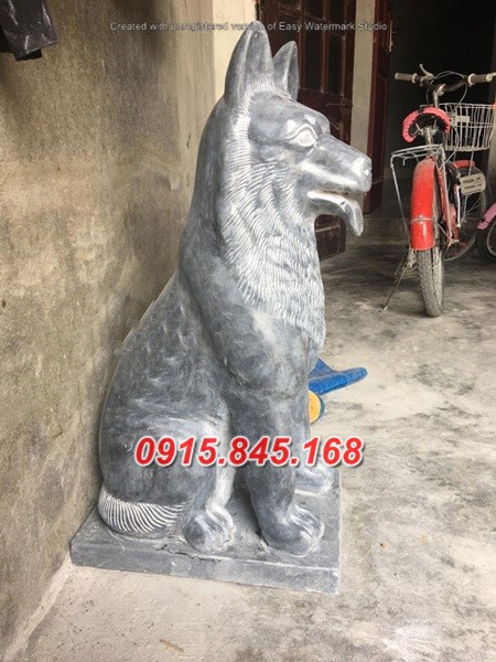 35-Tượng chó đá xanh quảng nam 8 watermarked tuong cho da 2