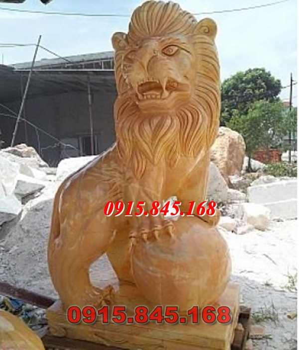 Mẫu-79 nghê đá sư tử kỳ lân cao bằng 9 watermarked tuong su tu da cam thach vang non nuoc 1