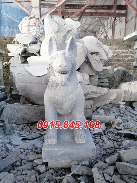 Mẫu-36 tượng chó đá tự nhiên đà nẵng