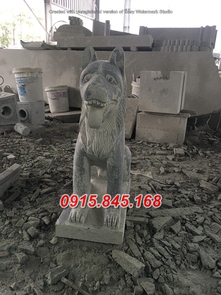 Mẫu-36 tượng chó đá tự nhiên đà nẵng