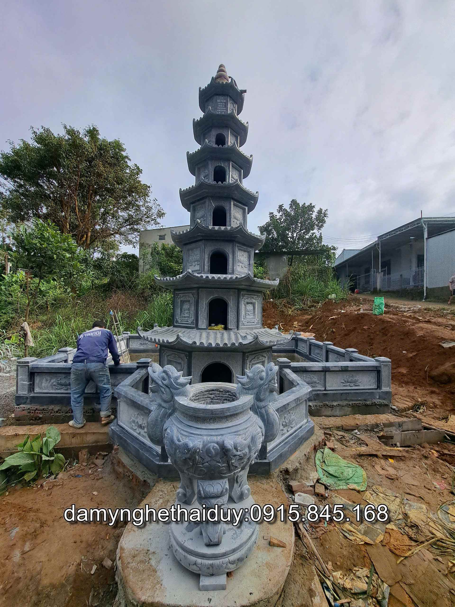 101+Mộ tháp sư đá khối thái bình 14 watermarked 965235 85 1