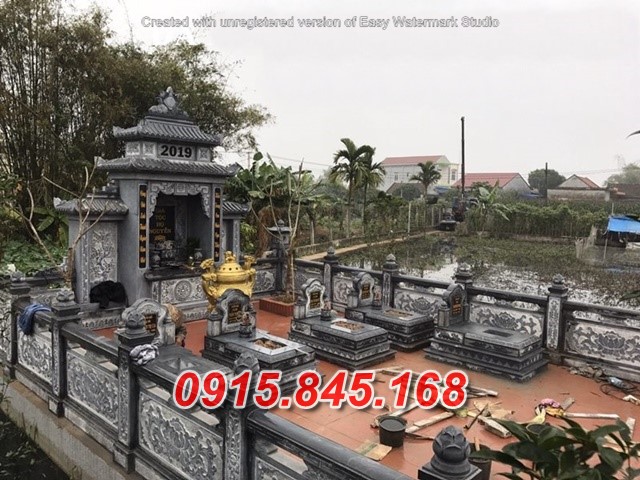 Lăng+61 thờ đá xanh phú thọ 8 watermarked Khuon vien khu lang mo da xanh reu DEP Da My Nghe Quang Trung 2020 1