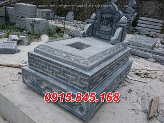 95+Mộ tam cấp đá xanh hoà bình 13 watermarked Lam mo tam cap1 Copy