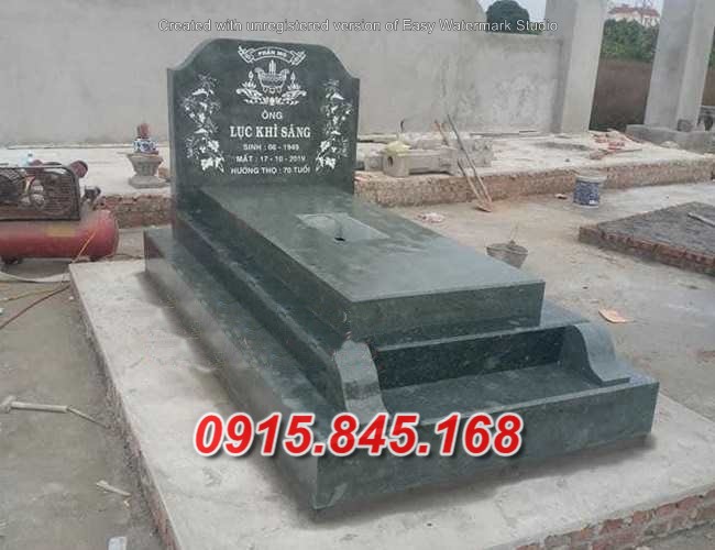 Mẫu+06 mộ đá tam cấp lai châu 8 watermarked Mau mo da tam cap dep nhat Copy 1