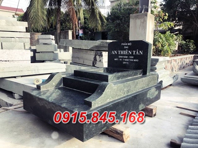15+Mẫu mộ đá tam cấp quảng ngãi 11 watermarked Mo da hoa vien nam 2020 Copy 1
