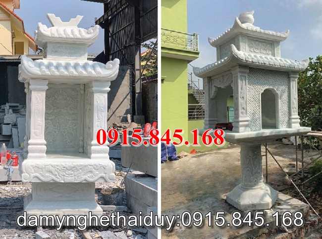Mẫu70 am thờ đá trước nhà ngoài trời tây ninh 9 watermarked cay huong da trang ngoai troi