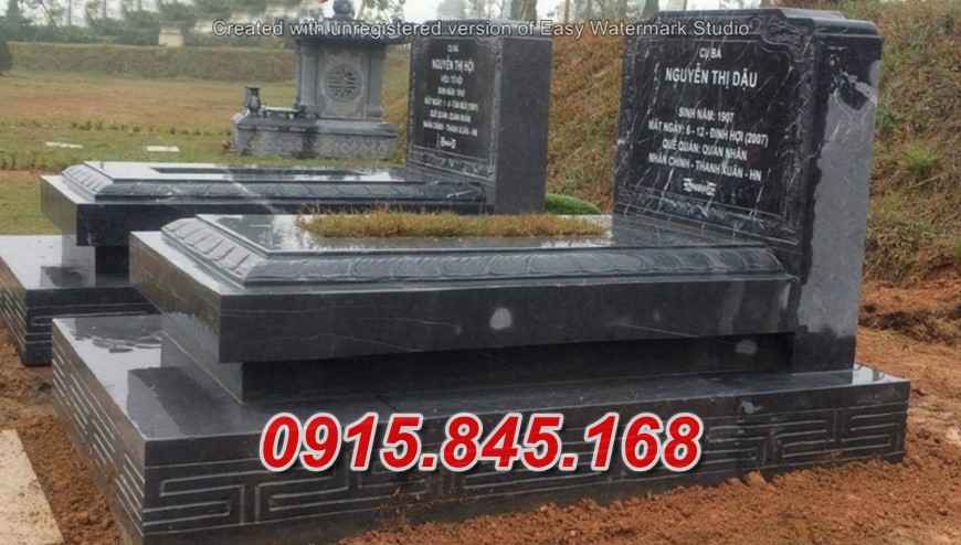 Mẫu+98 mộ tam cấp đá khối thái nguyên 11 watermarked mau mo da chu nhat tai an lac vien mkm Copy