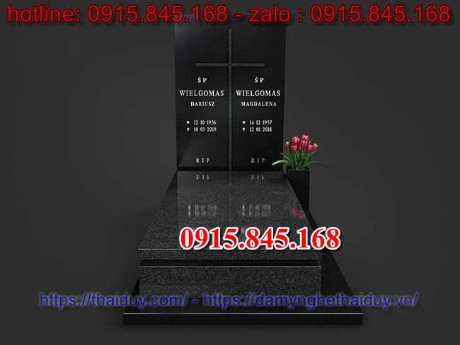 Mẫu+08 mộ tam cấp đá nghệ an 14 watermarked mau mo grainte cong giao nhin tu mat truoc Copy 2 Copy