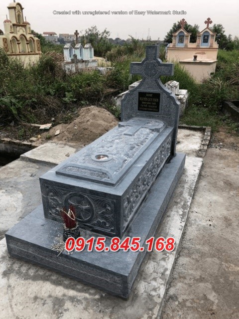 Mẫu+12 mộ đá khối thừa thiên huế 7 watermarked mo da cong giao 1 Copy 1