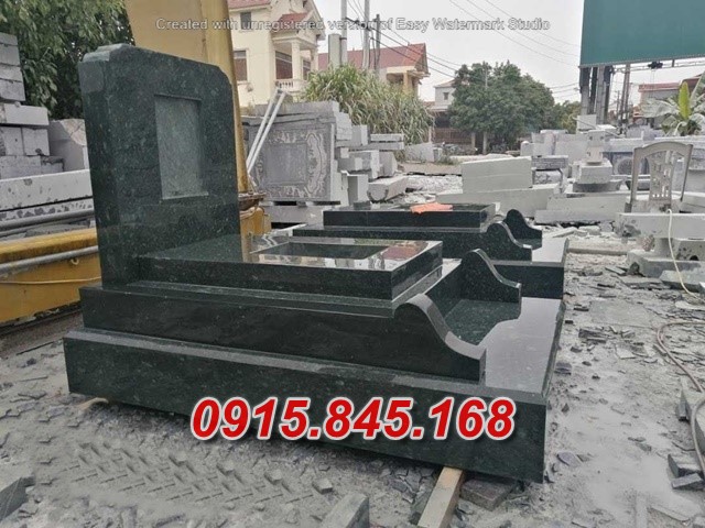 Mẫu+20 mộ đá tam cấp bình thuận 8 watermarked mo da xanh reu tam cap dep don gian Copy 1