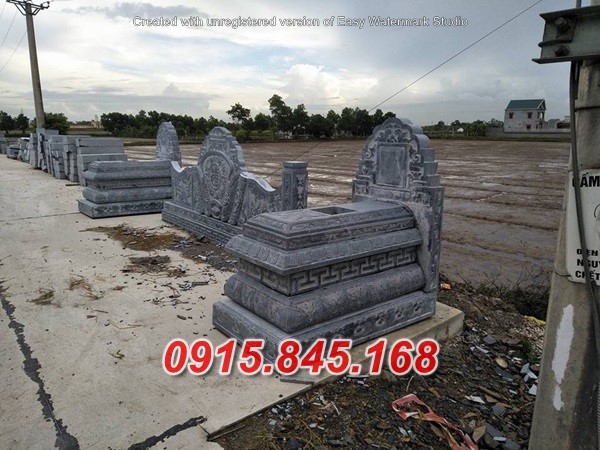 21+Mộ tam cấp đá xanh khánh hoà 8 watermarked mo don 7 Copy 1
