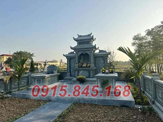 55+Mẫu kỳ đài thờ nghĩa trang gia đình 10 watermarked watermarked Lang tho da va hai ngoi mo da don tam son 1