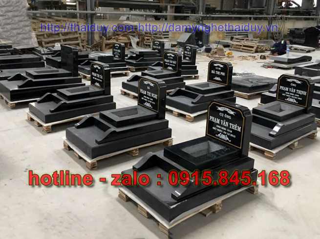 23+Mộ tam cấp đá xanh gia lai 9 watermarked xuong san xuat mo hoa cuong Copy