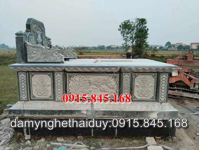 Mộ09 bán cà mau đá xây nguyên liền khối