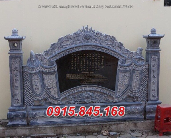 16Mẫu cuốn thư đá kon tum bình phong 11 watermarked 00160912b09b48c5118a