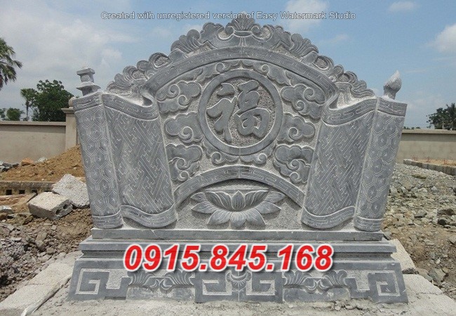 24Mẫu cuốn thư xây đá yên bái bình phong 9 watermarked 12