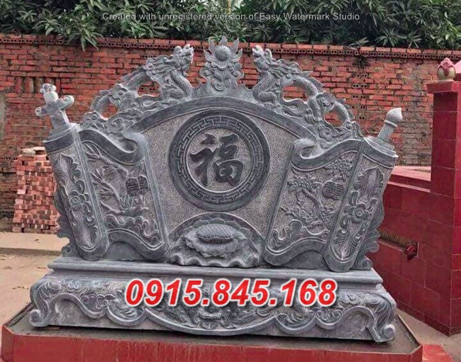 32Cuốn thư bắc kạn xây đá bình phong 14 watermarked 3.119