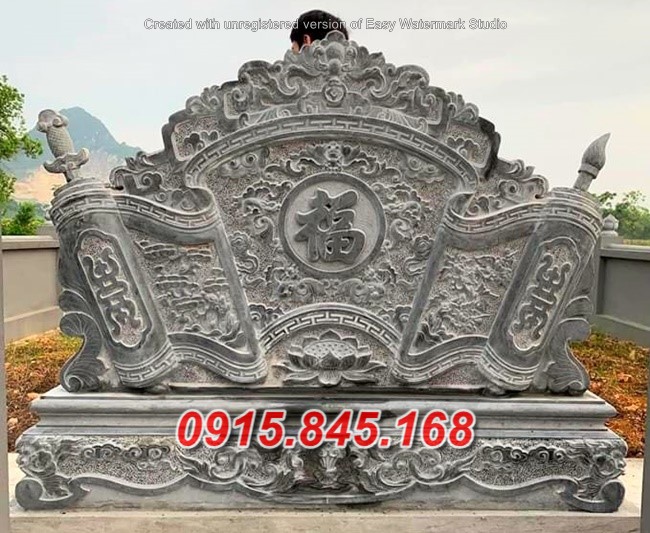 13Cuốn thư hải dương bình phong xây đá 11 watermarked 3.42 2