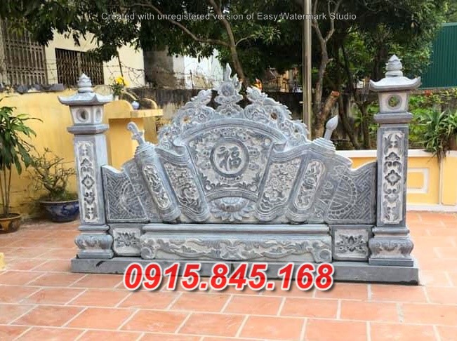 Mẫu53 cuốn thư hà nam xây đá bình phong 10 watermarked 3.72 3
