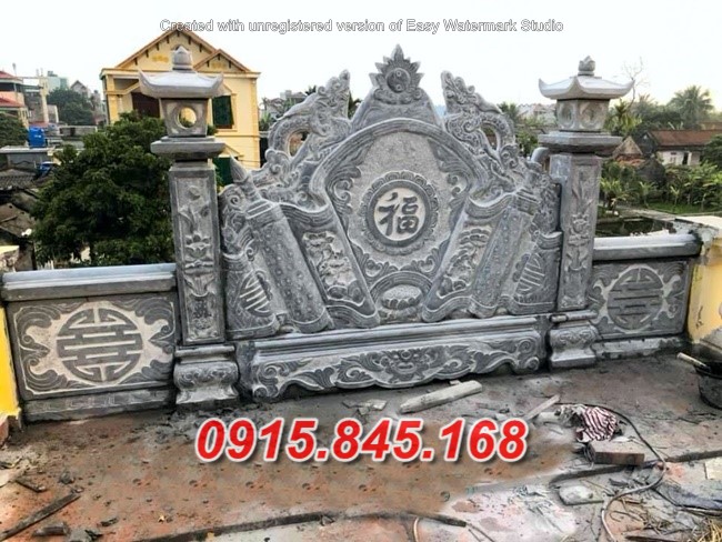 13Cuốn thư hải dương bình phong xây đá 14 watermarked 3.74 2