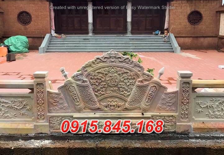 13Cuốn thư hải dương bình phong xây đá 15 watermarked 3.81 2