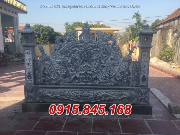 16Mẫu cuốn thư đá kon tum bình phong 12 watermarked 388083b33a3ac2649b2b