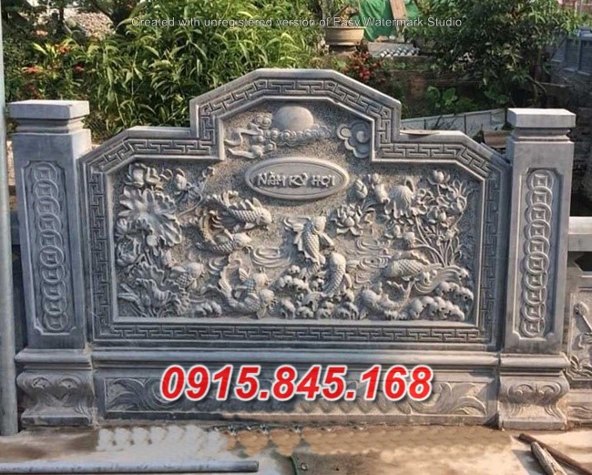 04Cuốn thư đá khối sơn la bình phong 11 watermarked 6 3