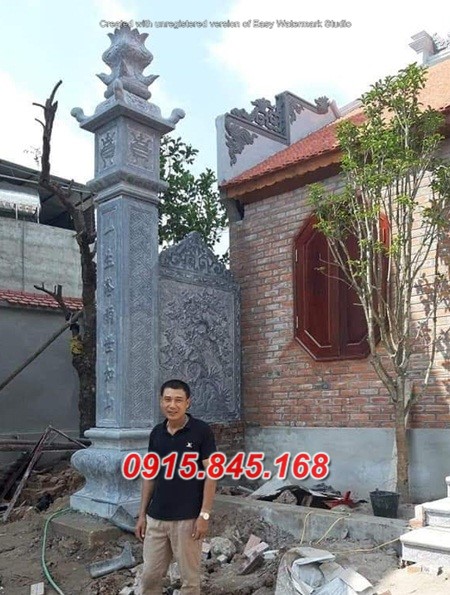 Mẫu13 cột đá bắc kạn xây đồng trụ hiên nhà 7 watermarked 7ba6de6792f06aae33e1