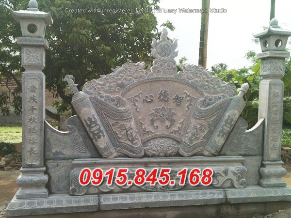 Mẫu86 cuốn thư bình dương xây bình phong đá 18 watermarked CT3