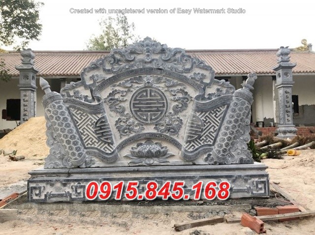 Mẫu86 cuốn thư bình dương xây bình phong đá 7 watermarked ctdsefff